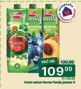Voćni nektar Nectar Family jabuka 1l