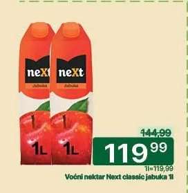 Voćni nektar Next classic jabuka 1l