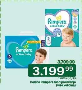 Pampers active baby
