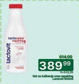 Gel za tuširanje urea repairing Lactovit 600ml