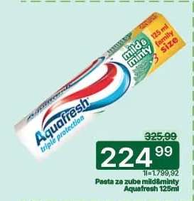Pasta za zube mild&minty Aquafresh 125ml