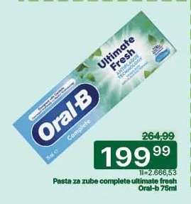Pasta za zube complete ultimate fresh Oral-B 75ml