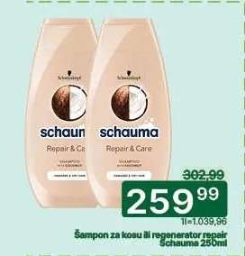 Šampon za kosu ili regenerator repair Schauma 250ml