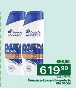 Šampon za kosu protiv opadanja H&S 330ml