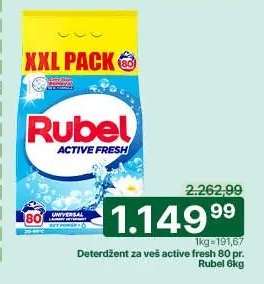 Deterdžent za veš active fresh 80 pr.