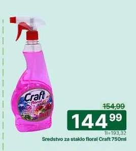 Sredstvo za staklo floral Craft 750ml