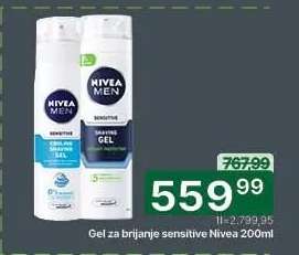 Gel za brijanje sensitive Nivea 200ml