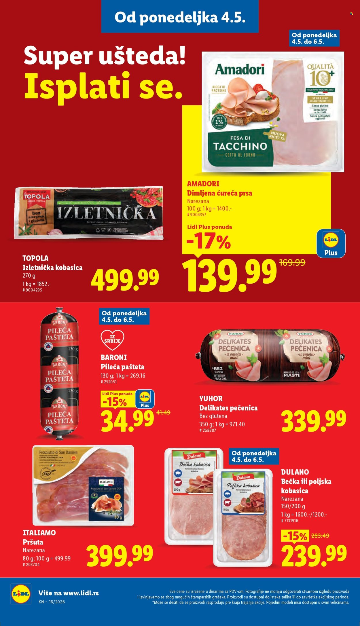 Lidl katalog - 30.04.2026 - 06.05.2026. Stranica 94