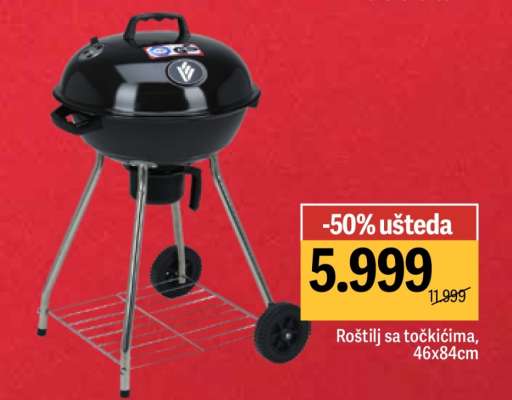 Roštilj sa točkićima