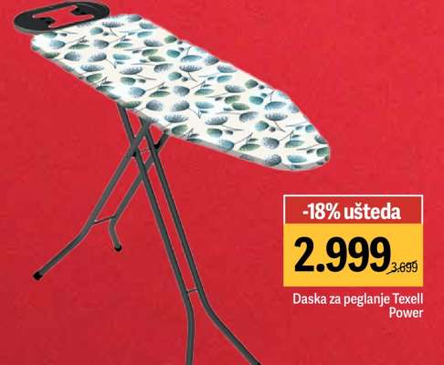 Daska za peglanje Texell Power