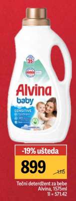 Tečni deterdžent za bebe Alvina, 1575ml
