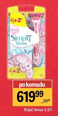Brijač Venus 3, 6/1