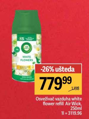 Osveživač vazduha white flower refill Air Wick