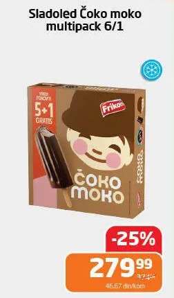 Sladoled Čoko Moko multipack 6/1