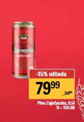 Pivo Zaječarsko 0.5l