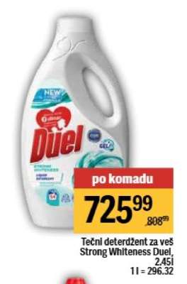 Tečni deterdžent za veš Strong Whiteness Duel