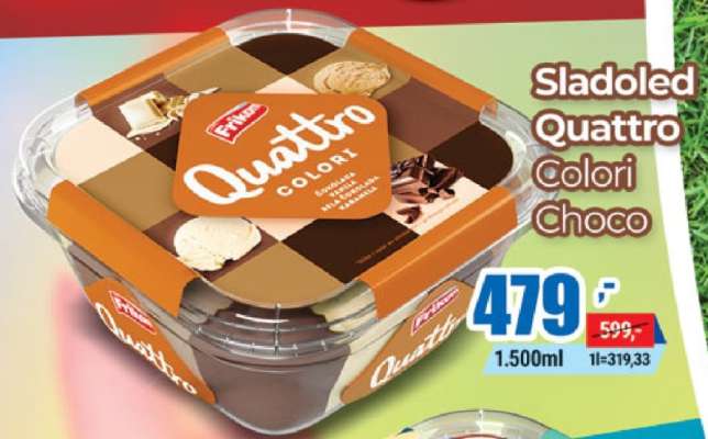 Sladoled Quattro Colori Choco