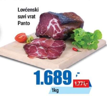 Lovćenski suvi vrat Panto