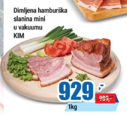 Dimljena hamburška slanina mini u vakuumu KIM