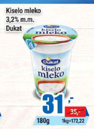 KISELO MLEKO