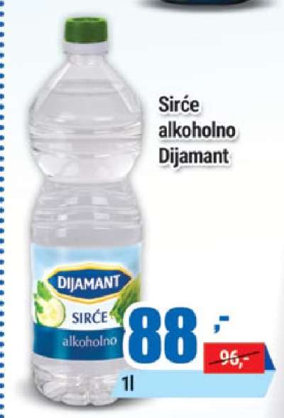 SIRĆE alkoholno Dijamant