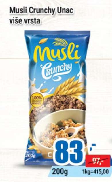 Musli Crunchy Unac