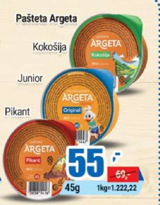 PAŠTETA ARGETA