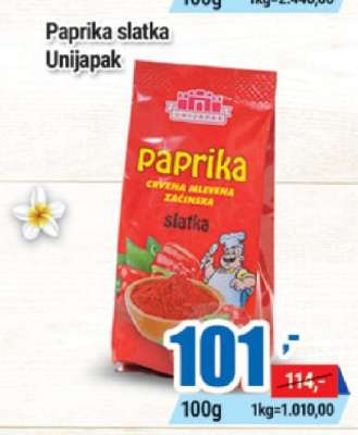 Paprika slatka Unijapak