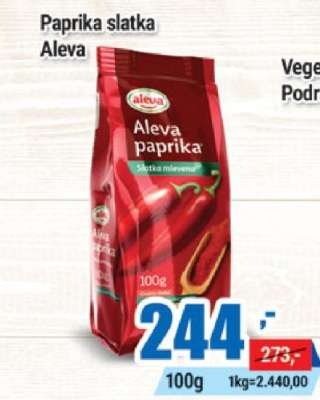 Paprika slatka Aleva