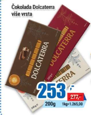 Čokolada Dolcaterra