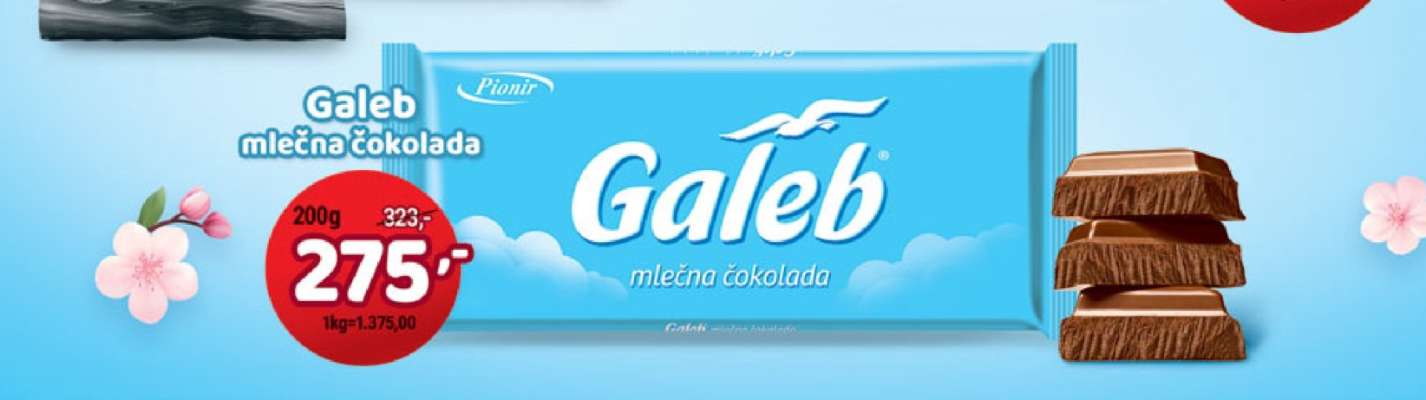GALEB MLEČNA ČOKOLADA