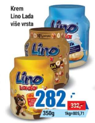 Krem Lino Lada više vrsta