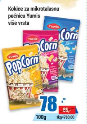 Kokice za mikrotalasnu pećnicu Yumis