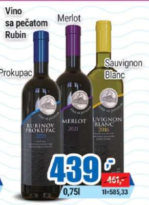Vino sa pečatom Rubin