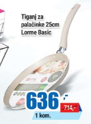 Tiganj za palačinke 25cm Lorme Basic