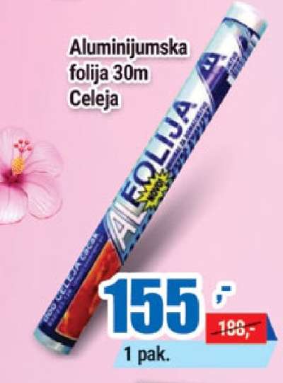 Aluminijumska folija 30m Celeja