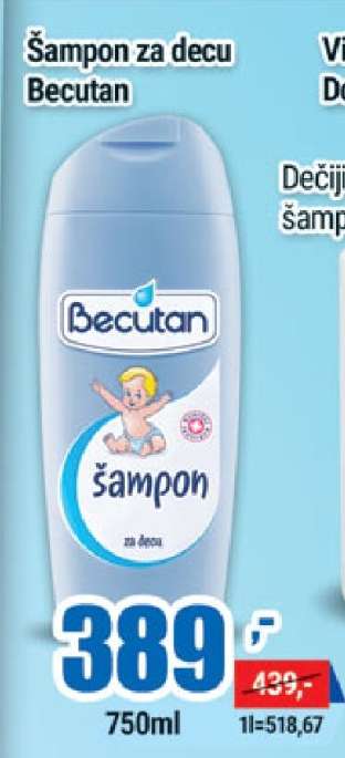 Šampon za decu Becutan