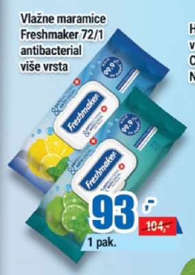 Vlažne maramice Freshmaker 72/1