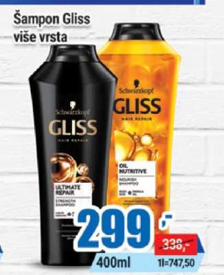 Šampon Gliss