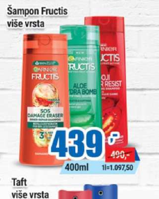 Šampon Fructis