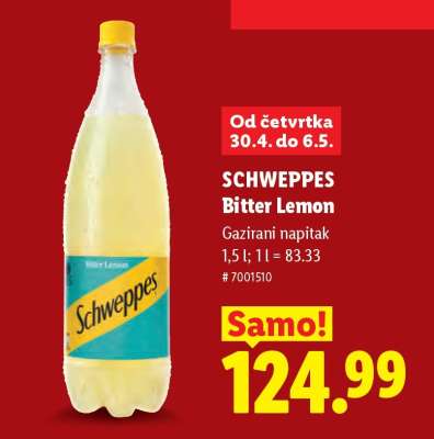 SCHWEPPES Bitter Lemon