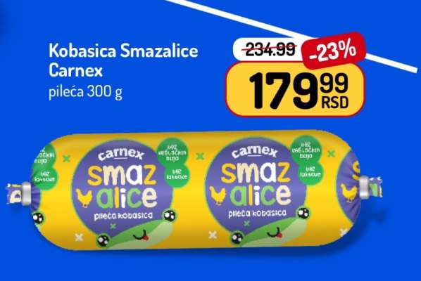 Kobasica Smazalice Carnex