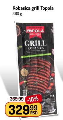 Kobasica grill Topola