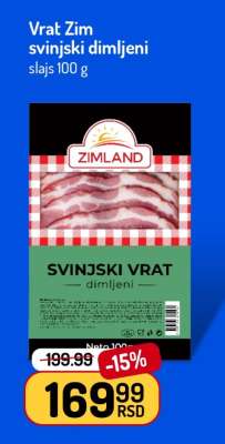 Vrat Zim svinjski dimljeni