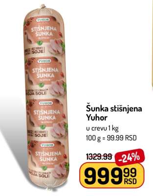 Šunka stisnjena Yuhor