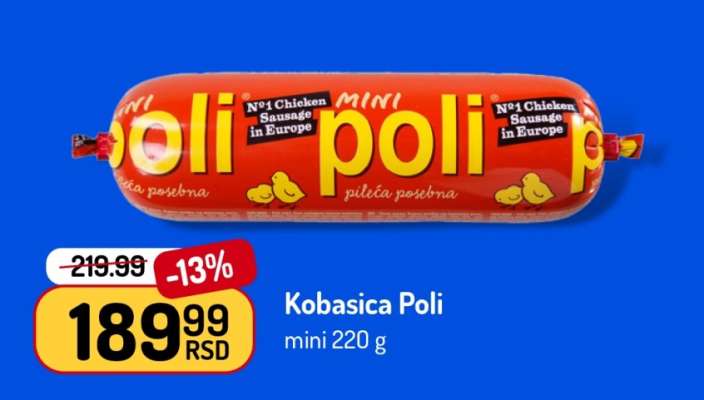 Kobasica Poli mini 220 g