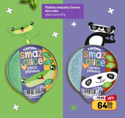 Pašteta smazalica Carnex