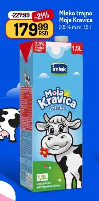 Mleko trajno Moja Kravica