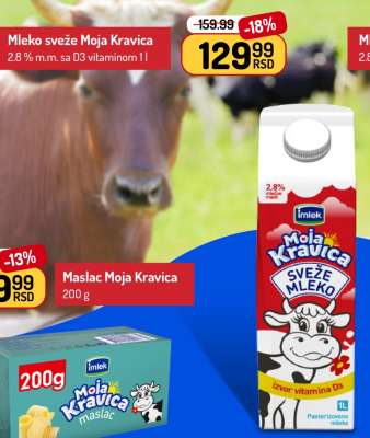 Mleko sveže Moja Kravica