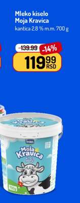 Mleko kiselo Moja Kravica